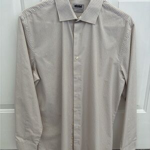 Unlisted by Kenneth Cole Beige Checkered Shirt